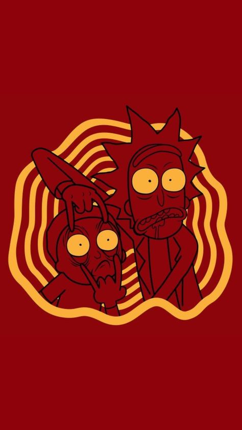 Red Rick And Morty Wallpaper, Rick Y Morty, Iphone Wallpaper Girly, Candy Shop, Butterfly Wallpaper, Rick And Morty, Art Clothes, Avengers, Iphone Wallpaper