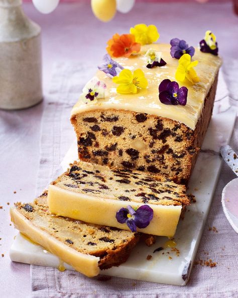 Simnel loaf cake - delicious. magazine Organic Desserts, Ginger Loaf Cake, Simnel Cake, Loaf Cake Recipes, Kid Desserts, Ginger Cake, Delicious Magazine, Easter Baking, Vegan Healthy