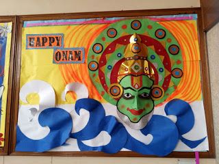 Art ,Craft ideas and bulletin boards for elementary schools: Onam Bulletin board Onam Bulletin Board Ideas, Onam Board Decoration Ideas, Onam Craft Ideas, Onam Craft Ideas For Kids, Onam Decoration Ideas For School, Onam Pukalam, Onam Craft, Onam Decoration Ideas, Onam Pics