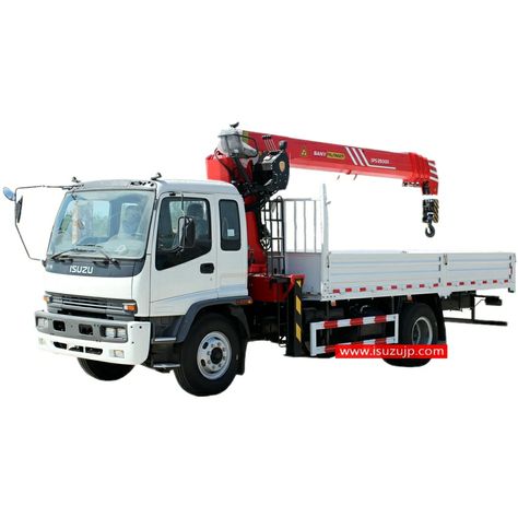 ISUZU FTR 10 ton sany palfinger truck mounted crane Isuzu Truck, Crane Truck, Truck Mounted Crane, Boom Truck, Truck Cranes, Direct Sales, Trucks, 10 Things, Pins