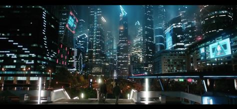 The Maze Runner cyberpunk city. Dystopian Fiction Books, Dystopian Aesthetic, The Glade, Sci Fi Wallpaper, Sci Fi City, The Maze Runner, Cyberpunk City, Fantasy Movies, Futuristic City