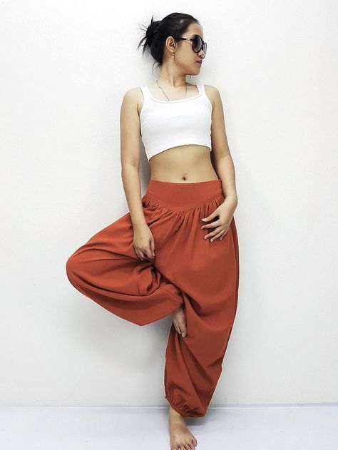 Thai Pants, Cotton Pants Women, Genie Pants, Maxi Pants, Black Harem Pants, Pants Comfy, Harem Pants Women, Warm Pants, Boho Pants