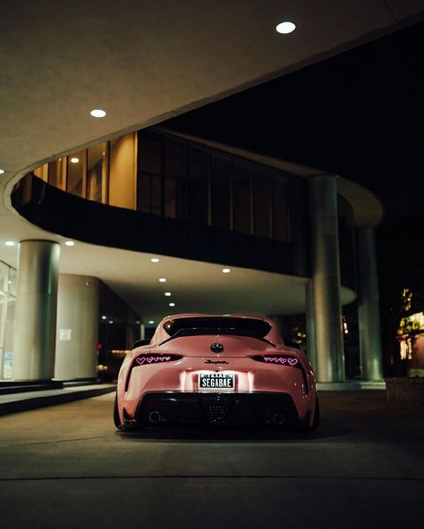 Toyota Aesthetic, Pink Porche, Pink Supra, Pink Toyota, Supra Mk5, Dream Whip, Money Wallpaper Iphone, Gtr R34, Fast Sports Cars