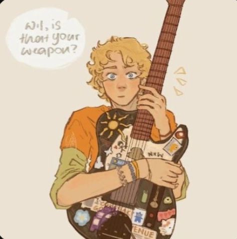 Dont Look At Me, Percy Jackson Comics, Zio Rick, Will Solace, Percy Jackson Fan Art, Percy Jackson Characters, Percy Jackson Memes, Leo Valdez, Magnus Chase