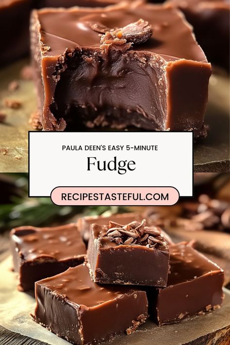 Paula Deen's Easy 5-Minute Fudge is a rich, creamy treat that comes together in no time. Made with just a few simple ingredients like chocolate chips, sweetened condensed milk, and a splash of vanilla, this fudge is the perfect combination of sweet and indulgent. With no cooking required, it's the ultimate quick and easy dessert for holidays, gifts, or any time you're craving a chocolatey delight! Vanilla Fudge Condensed Milk, Fudge Recipe Condensed Milk, Creamy Fudge Recipe, Sweetened Condensed Milk Fudge, Fudge With Condensed Milk, Condensed Milk Recipes Desserts, Condensed Milk Desserts, 5 Minute Fudge, Milk Recipes Dessert