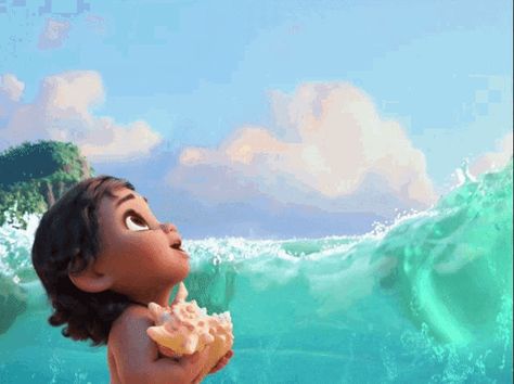 Disney Moana GIF - Disney Moana Ocean - Discover & Share GIFs Moana Coconut Pirates, Moana Gif, Moana Ocean, Moana Theme Birthday, Moana Bebe, Moana Theme, Moana Disney, Princess Moana, Gif Disney