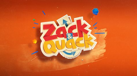 Styleframes proposal for Zack & Quack TV Show. Exercise Chart, Quotes Exercise, Tv Show Logos, Logo Tv, Game Logos, Photoshop Text Effects, Logo Game, Living Quotes, Photoshop Text