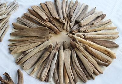 Driftwood Trees, Modern Coastal Interior Design, Ocean Wonders, Diy Driftwood, Driftwood Ideas, Driftwood Candle Holders, Driftwood Fish, Driftwood Diy, Driftwood Lamp