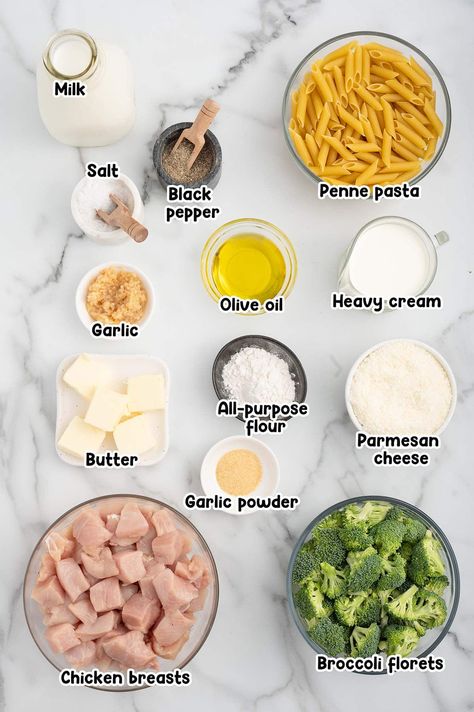 Grilled Chicken Broccoli Alfredo, Broccoli Penne Pasta, Broccoli Chicken Alfredo, Southwest Chicken Pasta, Fettucini Alfredo Recipe, Chicken Ziti, Broccoli Alfredo Pasta, Chicken And Broccoli Alfredo, Chicken And Broccoli Pasta