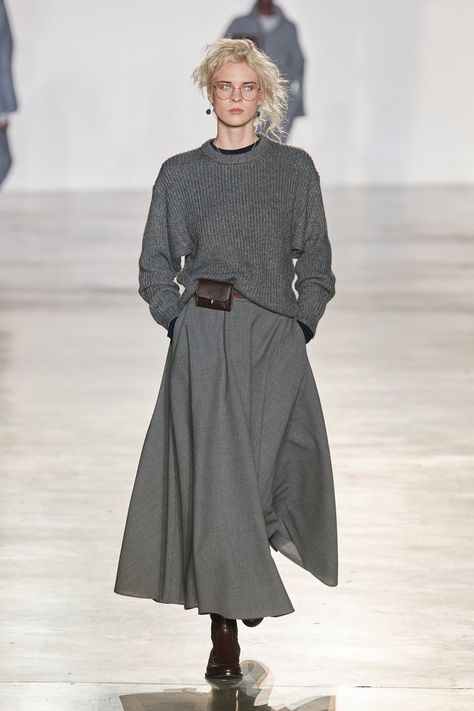 Fall 2023 Menswear, Delicate Gown, 2023 Fw, Gender Neutral Fashion, Silky Pants, Wool Sweaters Womens, Sailor Fashion, Winter 23, Neutral Fashion