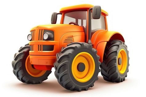 Tractor  vehicle cartoon. AI generated Image by rawpixel. | premium image by rawpixel.com / icee Tractor Cartoon, Cartoon Tractor, Background Cartoon, 3d Technology, Discord Channels, Cartoon 3d, Creative Studio, Tractor, Ios