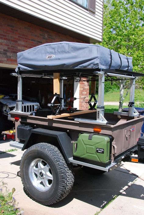 Overlanding Essentials, Camping Trailer Diy, Jeep Trailer, Diy Camper Trailer, Kayak Trailer, Expedition Trailer, Off Road Camper Trailer, Adventure Trailers, Off Road Camping