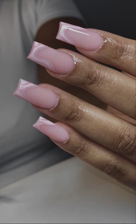 Girly Acrylic Nails, Her Nails, Work Nails, Classy Acrylic Nails, Short Square Acrylic Nails, Acrylic Nails Coffin Pink, Unique Acrylic Nails, Bling Acrylic Nails, Acrylic Nails Coffin Short