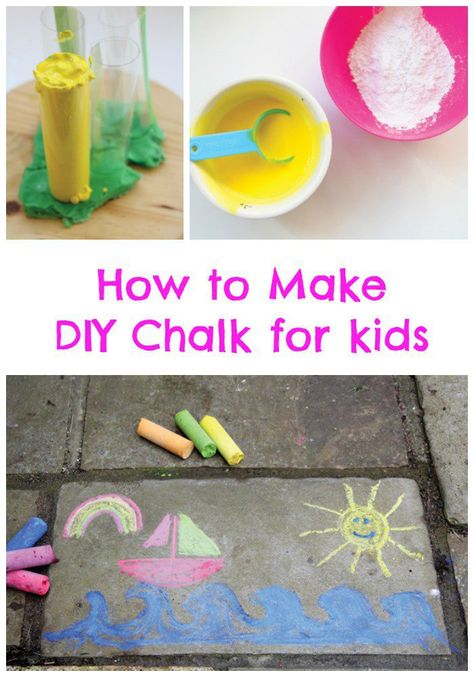 DIY Chalk recipe. How to make your own chalk, for kids to draw with - great summer fun How To Make Sidewalk Chalk, Sidewalk Chalk Recipe, Diy Sidewalk Chalk, Homemade Sidewalk Chalk, Cake For Kids, Fun Projects For Kids, Diy Chalk, Mom Ideas, Project For Kids