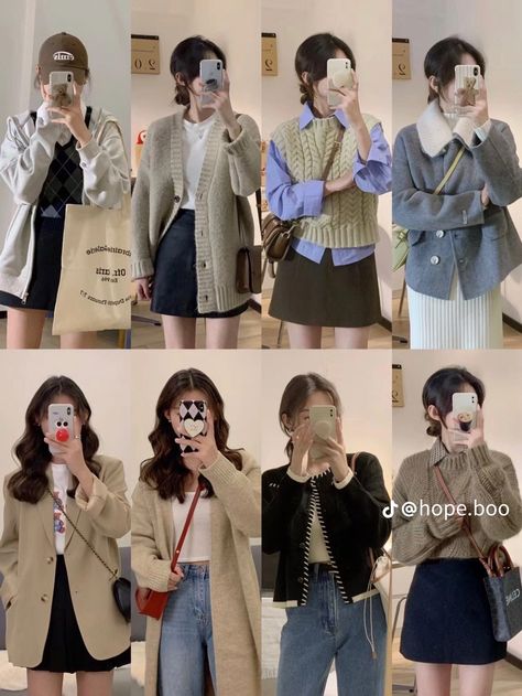 Seoul Korea Fashion Outfits, Japan Office Outfit, Japan October Outfit Women, Japan October Outfit, Korea Spring Outfit, Japanese Spring Outfits, Aesthetic Winter Outfits Korean, Korean Autumn Outfits, Japan Outfit Ideas Spring