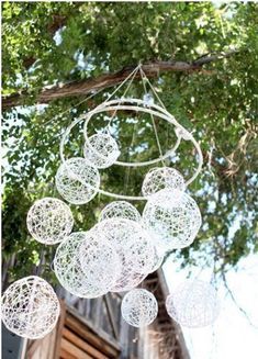 Fantastically realistic Wedding Decor #brides #wedding #sheereverafter.wordpress.com String Chandelier, Barn Wedding Reception Decorations, Easy Wedding Diy, Rustic Barn Wedding Reception, Barn Wedding Reception, Barn Wedding Decorations, Rustic Wedding Decorations, בר מצווה, Rustic Barn Wedding