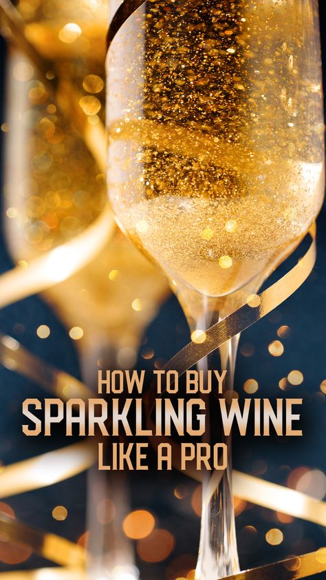 Learn how to shine when buying sparkling wine! Check out the Spec’s guide to getting more bang for your bubbly!✨ Best Sparkling Wine, Grape Uses, Champagne Region, Christmas Foods, Christmas Hamper, Moscato, Diy Wine, Nectarine, Fine Food