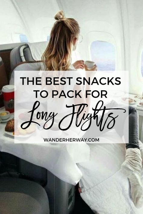 Snacks For Long Flights, Best Airplane Snacks, Plane Snacks, Airplane Snacks, Long Flight Tips, Travel Hacks Airplane, Airplane Food, Vegan Steak, Plane Food