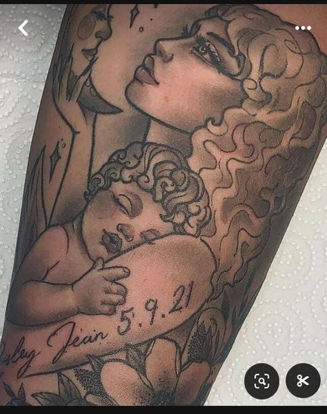 Daughter Name Tattoos For Mom Unique, Two Kids Tattoo Ideas For Mom, Matching Parent Tattoos For Baby, Tattoo Dedicated To Kids, Mom Son Tattoo Ideas, 3 Kid Tattoos For Moms, Tattoos For Your Baby, Mom And Son Matching Tattoos, Mommy Tattoos Son