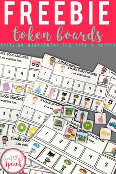 Token Boards for SPED & SPEECH {FREEBIE!} - Grab this FREE download to keep behavior management under control in the speech theraphy room. You get eight different token boards to choose from. Print, laminate, and go! These work great in preschool, elementary, or middle school speech sessions. Grab yours today! Token Boards For Behavior Free, I Am Working For Token Board Free, Token Board Printable Free, Classroom Accommodations, Discipline Ideas, Token Boards, Love Speech, Early Childhood Special Education, Behavior Charts