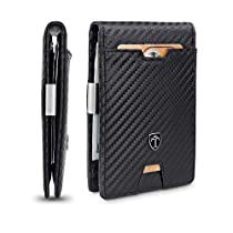 Check this out at Amazon.co.uk Wallet With Money, Carbon Fiber Wallet, Slim Wallet Men, Leather Money Clip Wallet, Orange Box, Mens Card Holder, Leather Money Clips, Rfid Blocking Wallet, Best Wallet