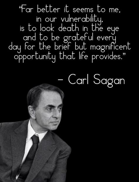 Carl Sagan Quotes, Grateful Everyday, Hanging In There, Stoicism Quotes, Quote Unquote, 20th Quote, Life Is Precious, Carl Sagan, Insightful Quotes