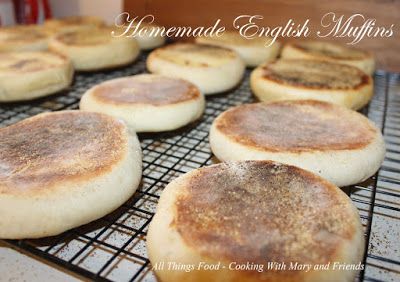 Cooking With Mary and Friends: Homemade English Muffins Stove Top Griddle, Electric Frying Pan, Homemade English Muffins, Brunch Items, Electric Griddle, English Muffins, Cooking Spray, King Arthur Flour, Bread Bun