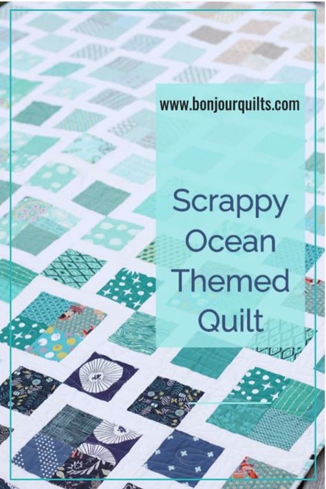 Seaside Quilt Patterns, Ocean Themed Quilts, Ocean Theme Quilt, Beach Quilts Ideas, Beachy Quilts, Lattice Quilt Pattern, Beach Themed Quilts, Quilt Cross Stitch, Beach Quilts