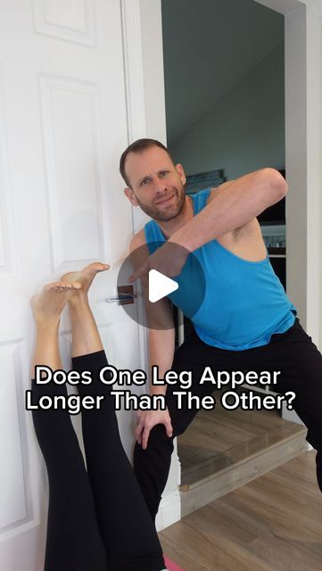 Hip Imbalance Exercise, One Leg Longer Than The Other, How To Align Your Hips, Knee Mobility, Targeted Workouts, Hip Alignment, Target Workout, Hip Exercises, Daily Exercises