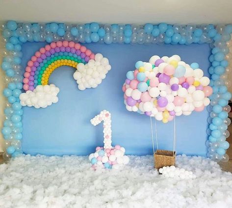 Diy 90s Party Decorations, Diy 90s Party, Rainbow Birthday Party Decorations, Birthday Party Rainbow, 90s Party Decorations, Ideas Birthday Party, Rainbow Themed Birthday Party, Unicorn Birthday Party Decorations, Baby's First Birthday