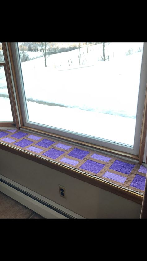 Made to fit a large windowsill (approx 88” long) Crochet Window Sill Runner, Crochet Windowsill Runner, Window Sill, Crochet