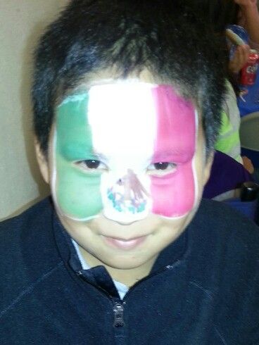 MeXican flag face paint Mexico Face Paint, Mexican Face Paint, Flag Face Paint, Flag Face, Mexican Flag, Face Paint, Flag, Paint, Mexico