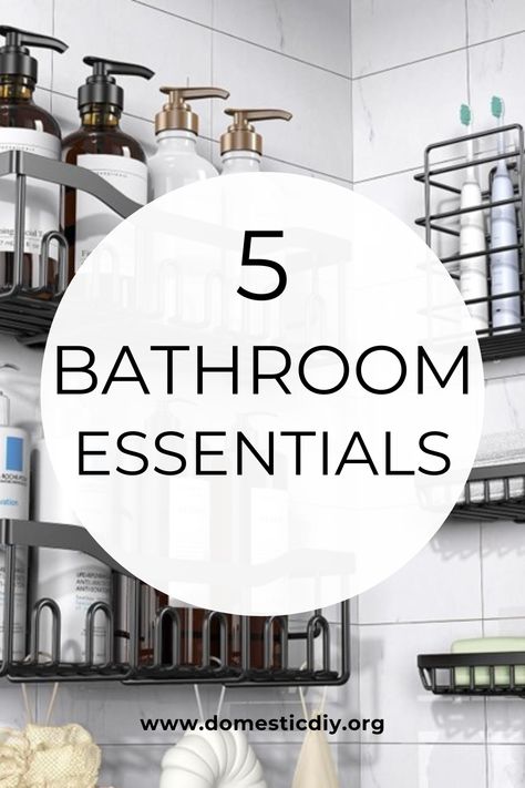 The bathroom is one of the most frequently used spaces in your home, and keeping it organized, functional, and stylish can be a game-changer for your daily routine. Whether you’re doing a complete bathroom makeover or just looking to upgrade a few essentials, these products will help you transform your bathroom into a more efficient, clutter-free, and aesthetically pleasing space. Let’s dive into some of the best products that can instantly elevate your bathroom’s organization and style. Guest Bathroom Essentials, Complete Bathrooms, Bathroom Essentials, Clutter Free, Guest Bathroom, Bathroom Makeover, Aesthetically Pleasing, Diy Tools, The Bathroom