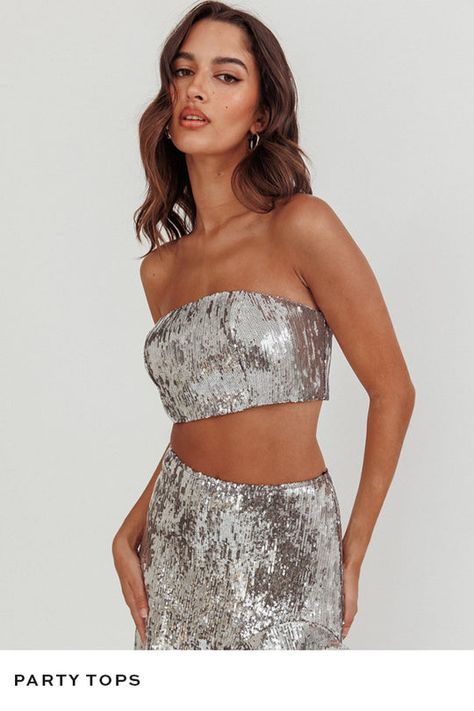 Shop Everything Under $50 | Selfie Leslie Summer Birthday Outfit, Wedding Event Outfits, Glam Birthday, Pink Dress Shoes, Silver Sequin Top, Yellow Bridesmaid Dresses, Sparkle Top, Purple Bridesmaids, Yellow Bridesmaids