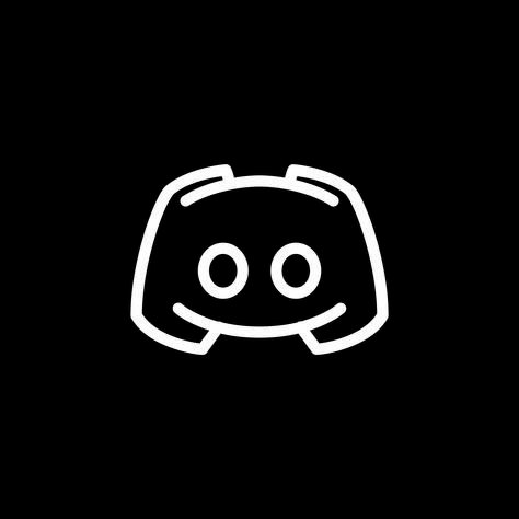 #discord #icon #ios14 #black #white Dark Discord Icon, Black And White Discord Logo, Custom Discord Icon, Discord Astethic, Black And White Ios Icons, Discord Black And White Icon, Discord Logo Black, Roblox Icon Black, Discord Black Icon