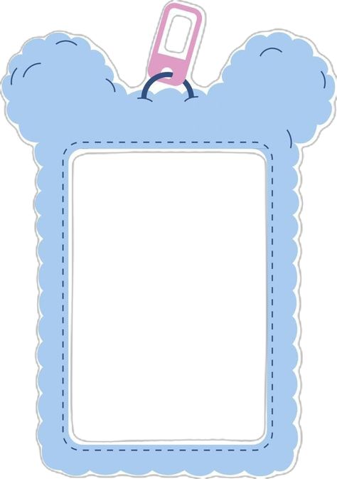 Photocard Holder Png, Photocard Holder Template, Pc Holder, Doll Template, Kpop Ideas, Photocard Holder, Paper Doll Template, Cute Frames, Paper Dolls