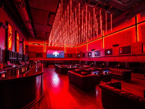 Japanese Club Interior, Japanese Night Club, Cyberpunk Club, Chicago Night Clubs, Club Design Interior, Speakeasy Decor, Japanese Bar, Hangout Room, Nightclub Design