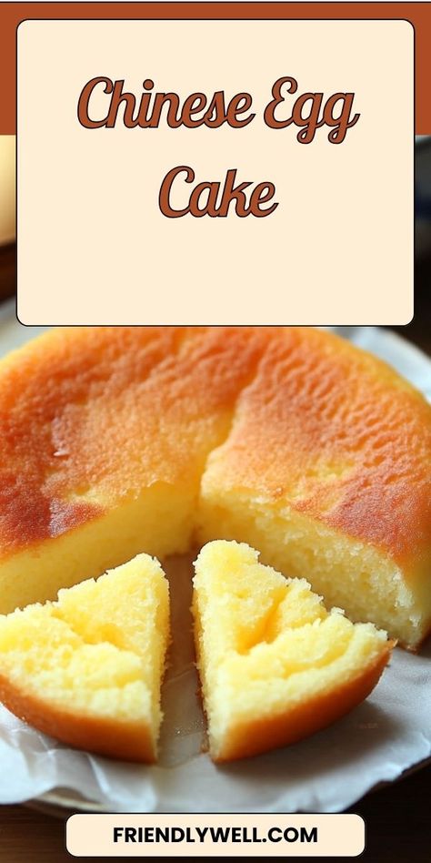 Love light and airy desserts? 😍 Try this Soft and Fluffy Chinese Egg Cake! 🍮✨ This simple yet delightful cake is a favorite for its delicate texture and gentle sweetness. Perfect with tea, coffee, or just on its own! 🍵 Pin this recipe for your next baking adventure!
#AsianBaking #EggCakeRecipe #FluffyDesserts #SimpleRecipes #ChineseDesserts #TeaTimeSnacks 🍽️ Chinese Egg Cake, Chinese Desert, Chinese Deserts, Chinese Cake, Chinese Desserts, Chinese Egg, Light Dessert, Simple Baking, Egg Cake