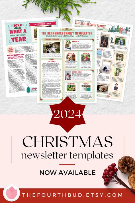 I’m thrilled to announce that my 2024 Christmas newsletter templates are now live and ready for you in my Etsy shop! Family Newsletter Template Free, Family Christmas Newsletter, Christmas Newsletter Ideas, Christmas Letter Template Free, Christmas Letter Template, Newsletter Template Free, Christmas Newsletter, Newsletter Ideas, Snow Theme