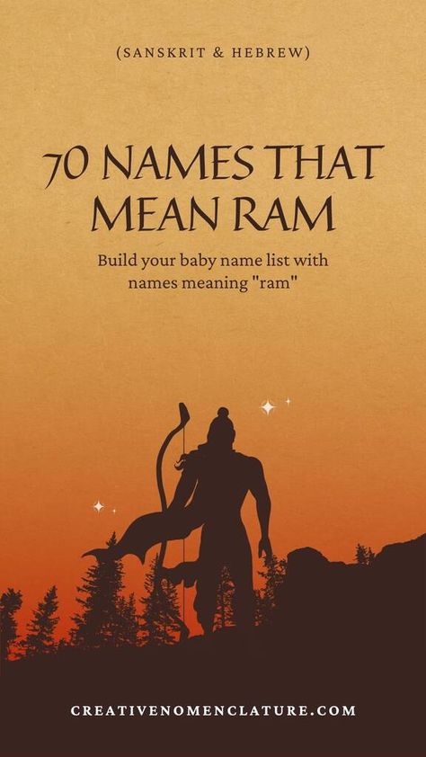 70 Names That Mean Ram (Sanskrit & Hebrew) Hindi Names For Business, Sanskrit Words With Meaning, Unique Sanskrit Words For Business, Sanskrit Names For House, House Names Ideas Indian In Sanskrit, Hindi Words Unique, Sanskrit Words For Business, Sanskrit Boy Names, Sanskrit Names For Boys