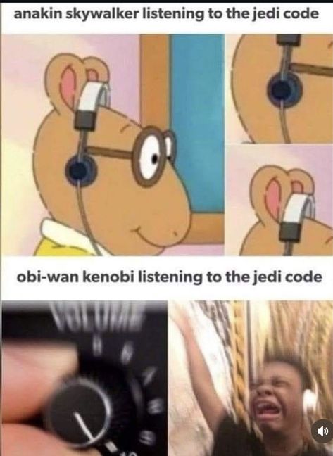 Memes Hilarious So True, Anakin Vs Obi Wan, Jedi Code, Star Wars Attack Of The Clones, Star Wars Meme, Funny Star Wars Memes, Prequel Memes, Revenge Of The Sith, The Sith