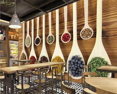 Restaurant Mural Ideas, 3d Wallpaper For Walls Interiors, Indian Restaurant Interior Design Creative, South Indian Restaurant Interior Design, Indian Restaurant Interior Design, Wallpaper For Walls Interiors, Restaurant Interior Design Ideas, Start A Restaurant, Restaurant Mural