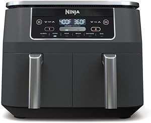 Ninja 2 basket airfryer 8 quart 6 in 1 #airfryer #affiliatelink Cook Smarts, Chef Inspiration, Best Air Fryers, Air Fryers, Ninja Foodi, Air Fry, Canadian Tire, Black 7, Food Guide