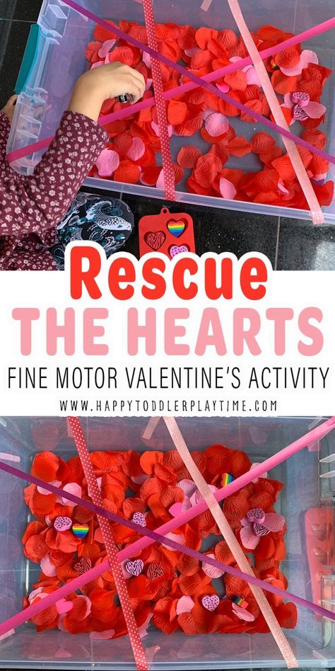 Valentines Toddler Activities, Arts And Crafts For Toddlers, Valentine's Activities, Preschool Valentines Activities, Valentine Sensory, Preschool Valentine Crafts, Toddler Valentine Crafts, Fine Motor Activity, February Crafts