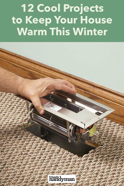 12 Cool Projects to Keep Your House Warm This Winter Cool Projects, House Maintenance, Diy Handyman, Handy Man, Up House, Family Handyman, Diy Home Repair, Diy Repair, Simple Life Hacks