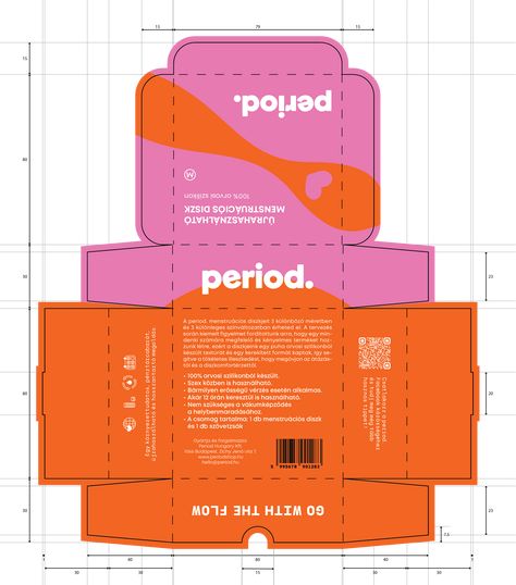 Period. – menstrual disk – Packaging Of The World Cosmetic Brand Packaging, Branding Ideas Packaging, Health Food Packaging Design, Graphic Box Design, Tampon Packaging Design, Period Packaging, Poster Packaging, Period Products, Small Business Gifts