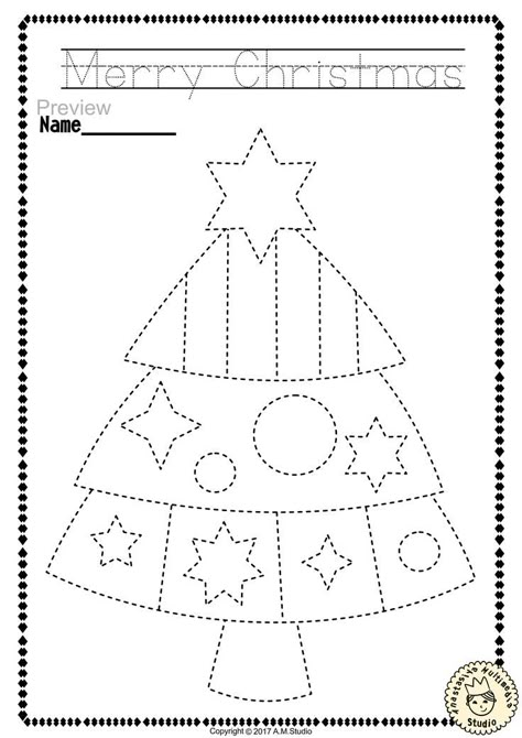 Help your child develop their pre-writing and fine motor skills with «Christmas Trace and Color Pages” This .pdf file includes 14 Christmas themed Tracing and Coloring Worksheets. This is a perfect activity for your young artists. #tracing #prewriting #motorskills #tracingworksheets #prekindergarten #kindergarten #AMStudio Preschool Christmas Worksheets, Christmas Tracing, Free Printable Christmas Worksheets, Christmas Worksheets Kindergarten, Coloring Worksheets For Kindergarten, Preschool Christmas Activities, Holiday Worksheets, Coloring Worksheets, Christmas Coloring Sheets