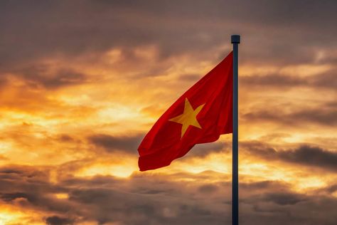 Vietnam Flag Aesthetic, Vietnamese Flag, Vietnam Flag, Desktop Wallpaper, Vietnam, Avatar, Flag, Paint, Collage