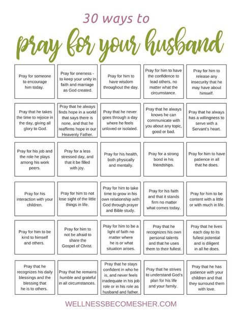 Pray For Your Husband, Ways To Pray, Prayers For My Husband, Praying For Your Husband, Prayer For Husband, To My Future Husband, Love You Husband, Marriage Prayer, Godly Marriage