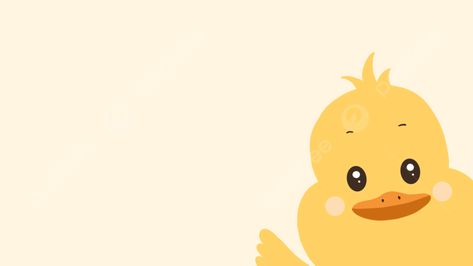 Cute Duck Background, Cute Duck Cartoon Wallpaper, Duck Background Wallpapers, Ducks Background, Cute Yellow Duck Wallpaper, Duck Yellow, Korean Wallpaper, Wallpaper Powerpoint, Red Background Images